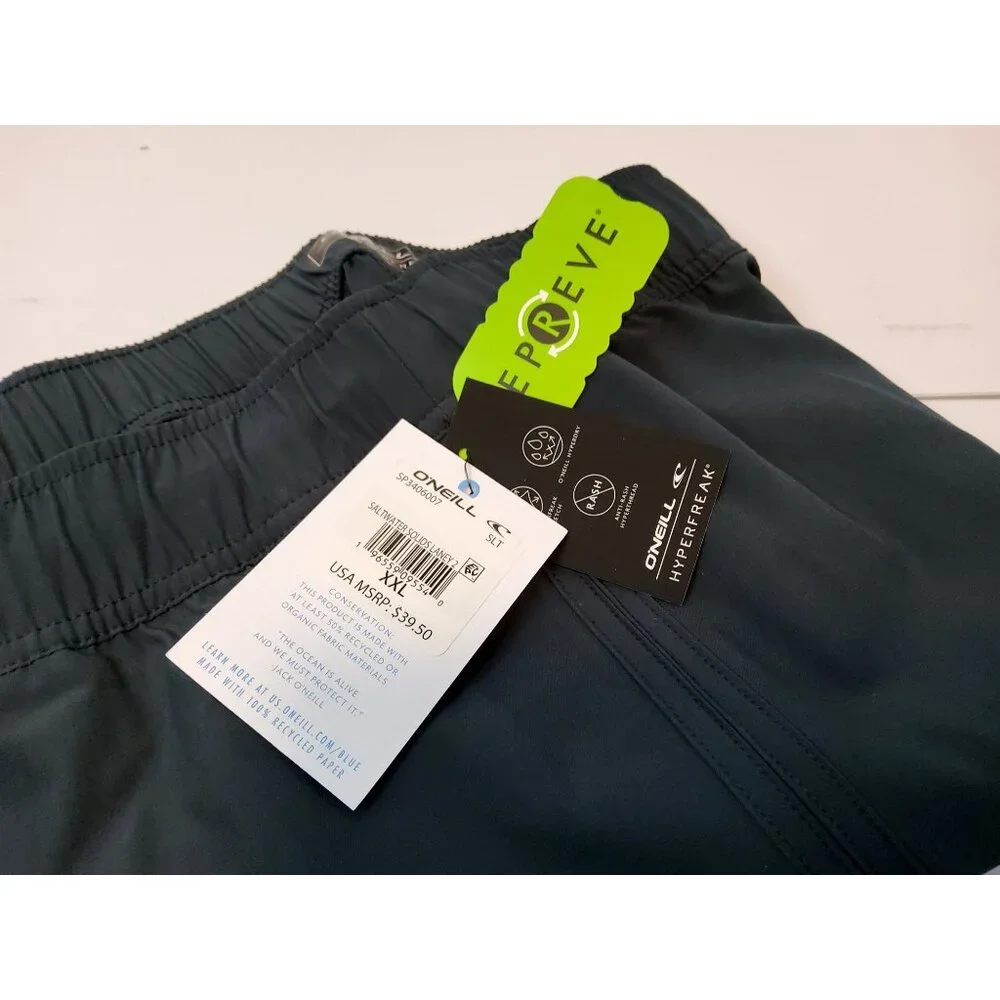 ONeill Women`s Hyperfreak XXL Quick-Dry Swim Shorts With Drawstring & Tag - Picture 5 of 5